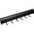 Hafele Tag Synergy Elite Belt Rack with Full Extension Slide and 6 hooks, 13-7/8'' (352mm) Length, Black