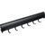 Hafele Tag Synergy Elite Belt Rack with Full Extension Slide and 8 hooks, 17-15/6'' (455mm) Length, Black