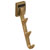 Hafele "Synergy Elite" Collection Cleat Mount Waterfall Hook, Matt Gold, 1/2"W x 3-3/4"D x 6-1/2"H