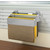 Hafele Omni Office File Hanger, for Letter Size Hanging File Folders, Steel, Silver, 12-1/4"W x 2-13/16"D x 4"H