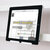 Hafele Tablet Stand and Glass Whiteboard White Installed View