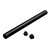 Hafele Tag Synergy Round Wardrobe Rail with Supports, Anodized Aluminum, Black, 17-3/4'' (448mm) Length
