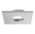 Recess Mount Ring Square, Plastic Silver Colored, 7/16" H