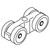 Hafele Porta 100 Double Roller Running Gear