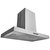 Hauslane Chef Series IS-700 36'' Convertible Island Stainless Steel Range Hood w/ Dual Controls, LED, Baffle Filter, Angle View