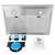 Hauslane Chef Series PS16 30'' Convertible Stainless Steel Under Cabinet Range Hood, Included Items