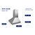 Hauslane WM-530B Series Range Hood, 30'' Range Hood Dimensions