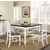 Home Styles Monarch Rectangular 5-Pc. Dining Set with Dining Table and Four Double X-back Chairs, Oak and White
