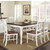 Home Styles Monarch Rectangular 7-Pc. Dining Set with Dining Table and Six Double X-back Chairs, Oak and White