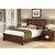 Home Styles The Aspen Collection Queen Bed and Night Stand, Rustic Cherry
