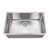 Hardware Resources 30" Wide 16 Gauge 304 Stainless Steel Fabricated Kitchen Sink, 30" W x 18" D x 10-3/8" H