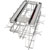 Hardware Resources Hanging Soft Close Pan Organizer with Lid Storage and Adjustable Hooks, Polished Chrome, 15-5/8"W x 22-5/8"D x 13-7/16"H