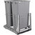 Double 50qt Trashcan Pullout - Display