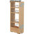 Hardware Resources 5'' Wide 26'' Tall ''No Wiggle'' Soft-Close Wall Pullout, Minimum Cabinet Opening: 5-1/2'' W, Load Rated Capacity: 100 lbs, White Birch, Product View