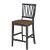 Home Styles Americana Counter Stool in Grey, 18" W x 22" D x 41" H