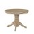 Home Styles Classic Pedestal Dining Table in White Wash, 42" Diameter x 30-1/4" H