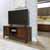 Home Styles Bungalow Low Profile Entertainment Stand, Medium Brown, 54"W x 18"D x 24"H