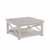 Home Styles Seaside Lodge Coffee Table, White, 36"W x 36"D x 18"H