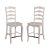 Home Styles Seaside Lodge Counter Stool in Hand Rubbed White, 18-1/2" x 22-1/4" D x 46-1/4" H