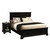 Home Styles Bedford Black King Bed and Night Stand