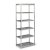 Home Styles Bold Stainless Steel Collection 6-Tier Bath Shelf in Brushed Stainless Steel, 24" W x 14" D x 60" H