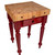 30'' Barn Red Work Table