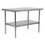 Work Table w/ Stainless Steel Legs & Shelf