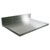 John Boos Stainless Steel Counter Top with 6" Boxed Backsplash