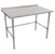 John Boos ST4R1.5-GB Series 14-Gauge Stainless Steel Top Work Table in Multiple Sizes with 1-1/2" Riser, Adjustable Galvanized Legs & Bracing, Knocked Down Options