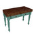 John Boos Rustica Kitchen Island with 4" Thick Walnut End Grain Top, Basil, 48"W, 2 Drawers