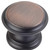 Jeffrey Alexander Cordova Collection 1-3/8" Diameter Round Cabinet Knob in Brushed Oil Rubbed Bronze