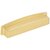 Jeffrey Alexander Renzo Collection 5-7/8" W Square Cabinet Cup Pull, Square to Center 128 mm (5"), Brushed Gold