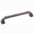 Jeffrey Alexander Ella Collection 7-1/16" W Decorative Cabinet Pull in Brushed Pewter, Center to Center: 160mm (6-1/4")