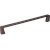 Jeffrey Alexander 8-1/16" Width Boswell Cabinet Pull in Brushed Oil Rubbed Bronze, Center to Center: 192mm (7-9/16")