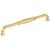 Jeffrey Alexander Audrey Collection 9-3/8" W Square Cabinet Cup Pull, Square to Center 224 mm (8-13/16"), Brushed Gold