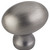 Jeffrey Alexander Bordeaux Collection 1-3/16'' W Football Cabinet Knob in Brushed Pewter