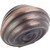 Jeffrey Alexander Lille Collection 1-1/4'' Diameter Palm Leaf Small Round Cabinet Knob in Brushed Oil Rubbed Bronze
