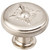 Jeffrey Alexander Lafayette Collection 1-3/8'' Diameter Baroque Round Cabinet Knob in Satin Nickel