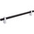 Jeffrey Alexander Larkin Collection Appliance Pull in Matte Black with Polished Chrome, 14-3/8'' W x 2-3/16'' D, Center to Center: 12'' (304.8mm)