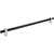 Jeffrey Alexander Larkin Collection Appliance Pull in Matte Black with Polished Chrome, 20-3/8'' W x 2-3/16'' D, Center to Center: 18'' (457.2mm)