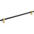 Jeffrey Alexander Larkin Collection Appliance Pull in Matte Black with Brushed Gold, 14-3/8'' W x 1-7/16'' D, Center to Center: 305mm (12'')