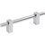 Jeffrey Alexander Larkin Collection Cabinet Bar Pull in Polished Chrome, 6-1/8'' W x 1-7/16'' D, Center to Center: 96mm (3-3/4'')