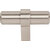 Jeffrey Alexander Key Grande Collection 2'' W Cabinet ''T'' Knob in Satin Nickel, Product View
