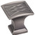 Jeffrey Alexander Aberdeen Collection 1-1/4'' W Square Lined Cabinet Knob in Brushed Pewter
