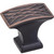 Jeffrey Alexander Aberdeen Collection 1-1/2'' W Square Lined Cabinet Knob in Brushed Oil Rubbed Bronze
