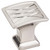 Jeffrey Alexander Aberdeen Collection 1-1/4'' W Square Lined Cabinet Knob in Satin Nickel