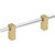 Jeffrey Alexander Spencer Collection Cabinet Bar Pull in Brushed Gold, 6-1/8'' W x 1-7/16'' D, Center to Center: 96mm (3-3/4'')