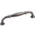Jeffrey Alexander Tiffany Collection 5-13/16" W Decorative Cabinet Pull, 128mm (5") Center-to-Center in Brushed Pewter
