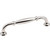 Jeffrey Alexander Tiffany Collection 5-13/16" W Decorative Cabinet Pull, 128mm (5") Center-to-Center in Polished Nickel