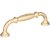Jeffrey Alexander 4-1/2" Width Tiffany Cabinet Pull in Brushed Gold, Center to Center: 96mm (3-3/4")